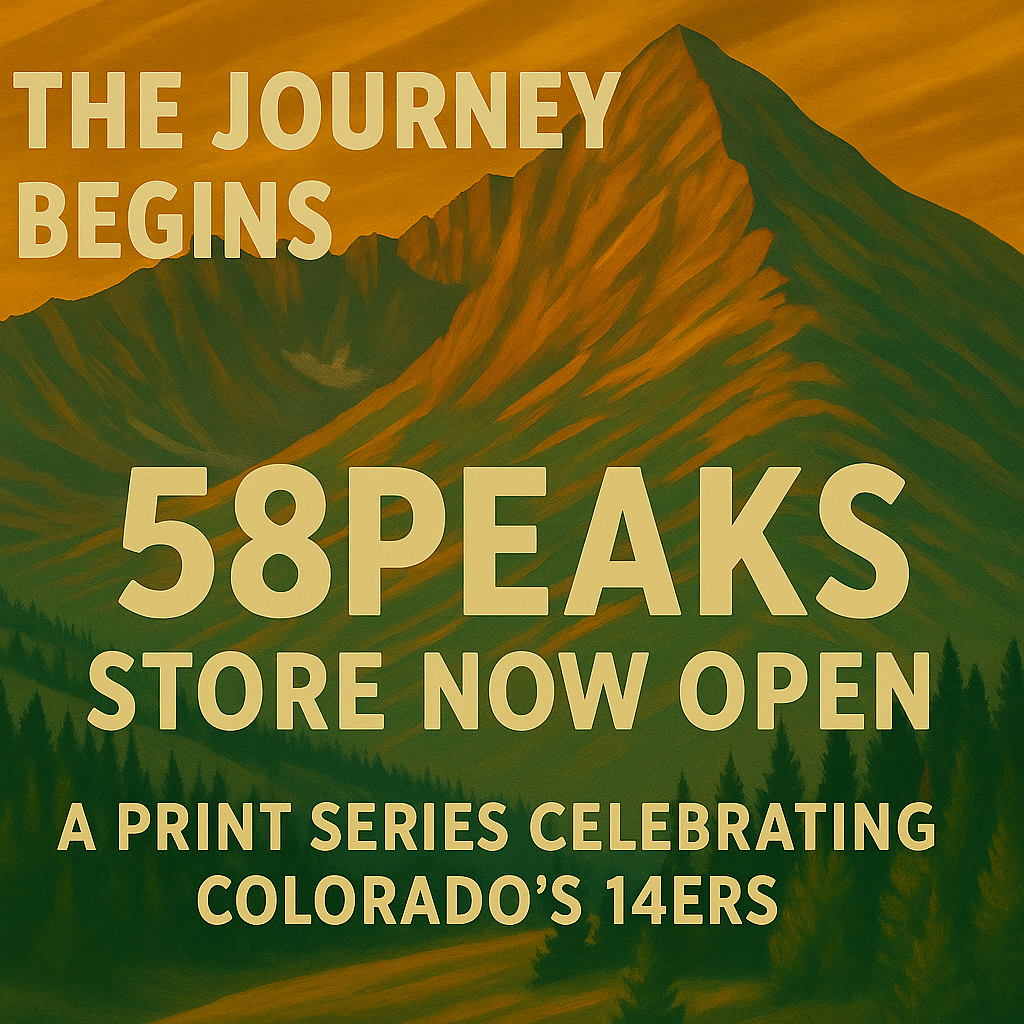 The Journey Begins — 58Peaks Store Now Open!